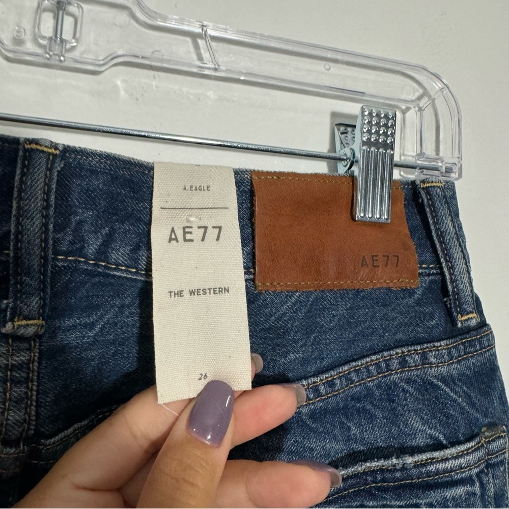 AE77 American Eagle The Western Jean 1125 Size 26 Normcore Streetwear - Picture 8 of 13